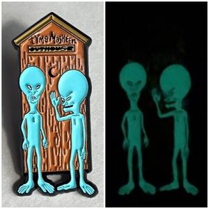 Beavis & Butthead Glow In the Dark Soft Enamel Pin